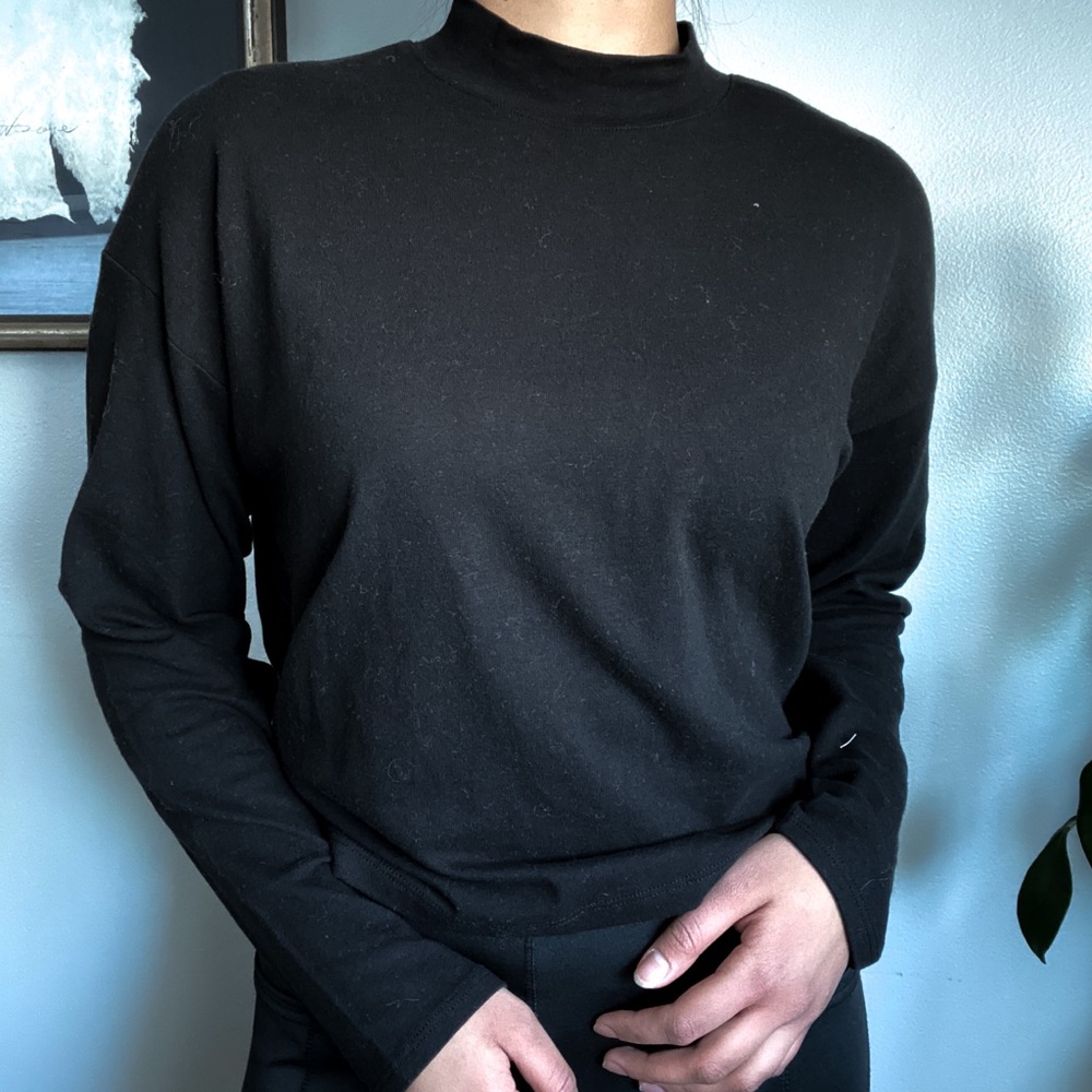 Adrienne Vittadin Black Longsleeve top